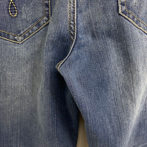 Jet Set Motherhood Maternity Jeans Small Full Belly Panel Pullon Flared Low Rise - Picture 9 of 16